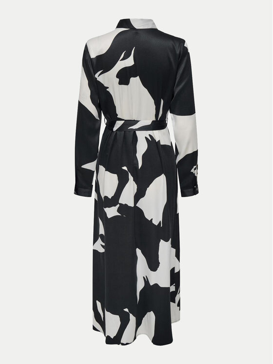 ONLY ONLY Sukienka koszulowa Jane 15336733 Czarny Regular Fit