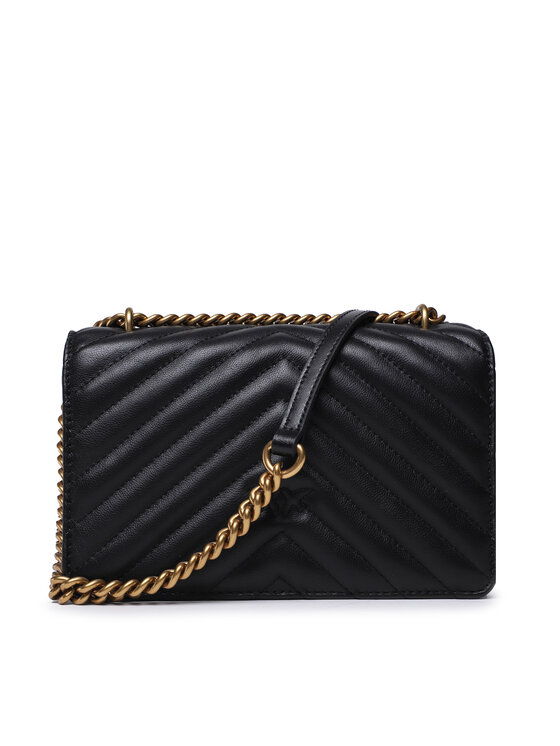 PINKO Pinko Kabelka Love One Mini Dc PE 23 PLTT 100074 A0GK Čierna