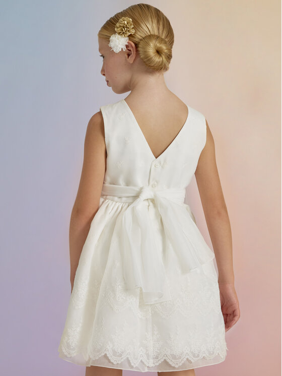 Abel & Lula Abel & Lula Elegantna haljina 5022 Bijela Regular Fit