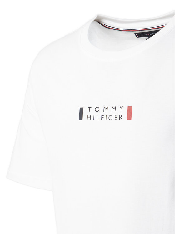 Tommy Hilfiger Tommy Hilfiger T-Shirt Brand Love MW0MW41453 Bílá Regular Fit