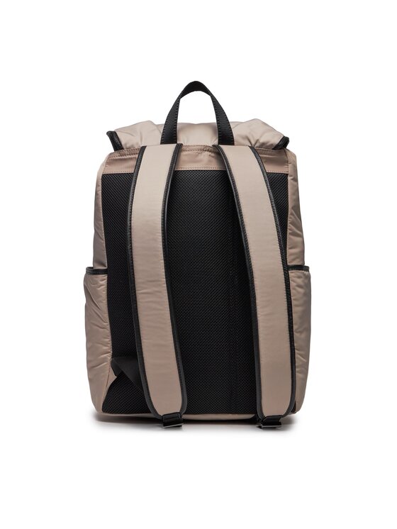 Tommy Hilfiger Tommy Hilfiger Zaino Th Lux Nylon Flap Backpack AM0AM11817 Beige