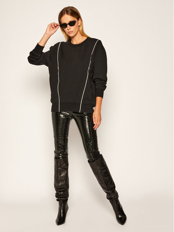 Felpa F-Georgia A00017 0AAZG Nero Regular Fit