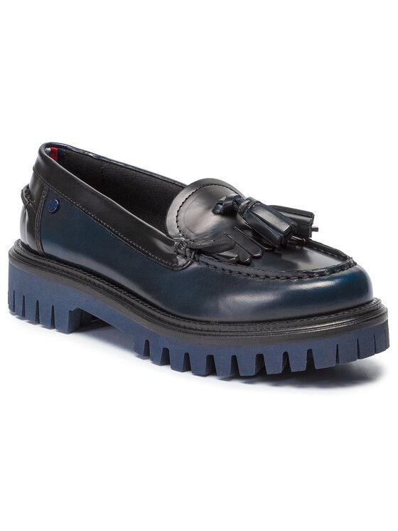 tommy hilfiger iconic patent loafer
