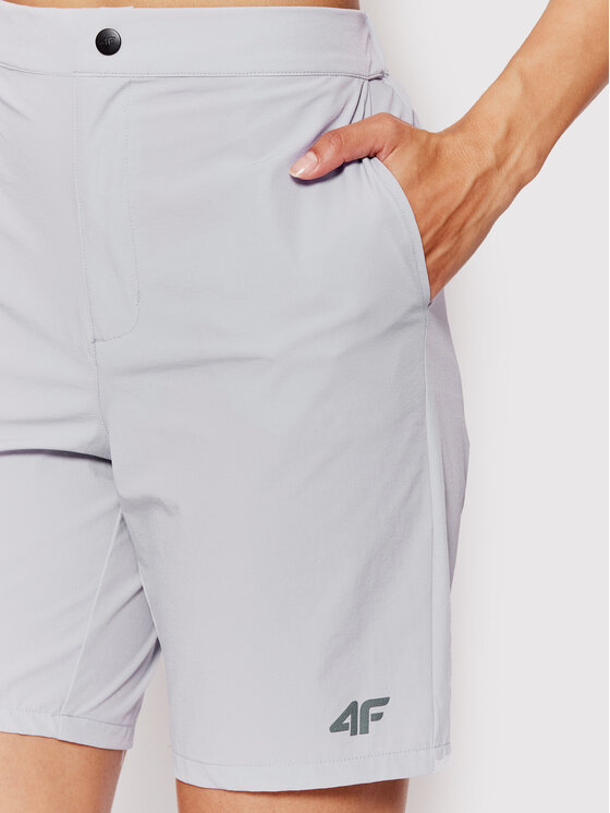 4F 4F Pantaloncini sportivi H4L22-SKDTR062 Grigio Regular Fit