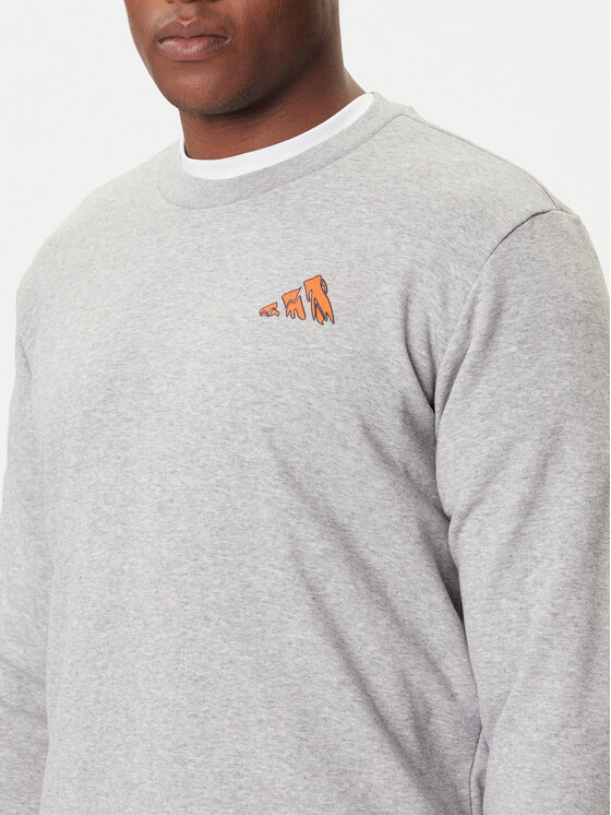 adidas adidas Sweatshirt Doodle Hunt Hike Graphic JM6503 Grau Regular Fit