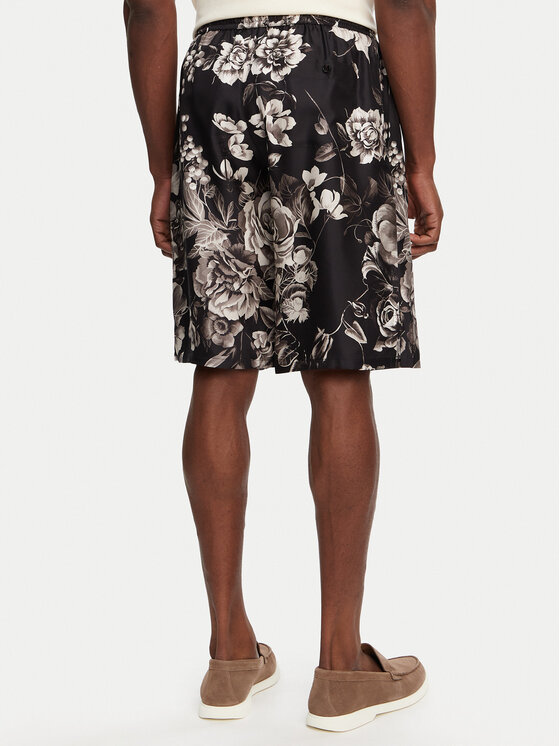 Dolce&Gabbana Dolce&Gabbana Szorty materiałowe GV37AT IS1VS Czarny Regular Fit