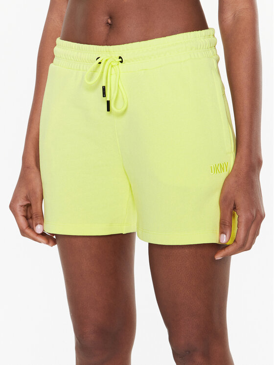 Pantaloncini sportivi DP2S4993 Giallo Classic Fit