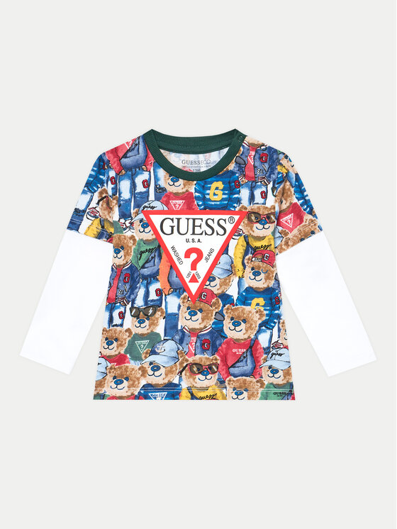 Guess Guess Dres I5RG02 K8HM4 Kolorowy Regular Fit