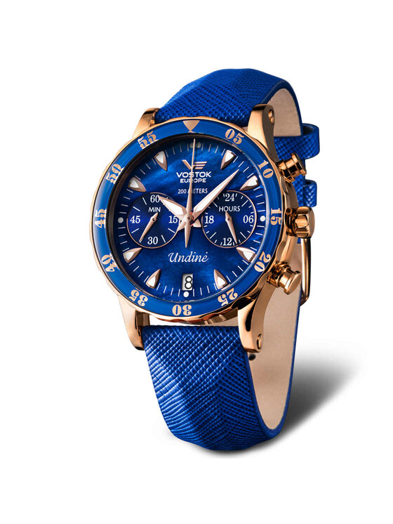 Vostok Europe Vostok Europe Zegarek VK64/515B670 Różowe złoto