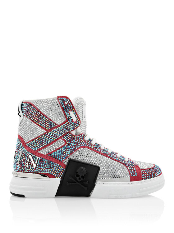 PHILIPP PLEIN PHILIPP PLEIN Sneakersy 7107 Biela