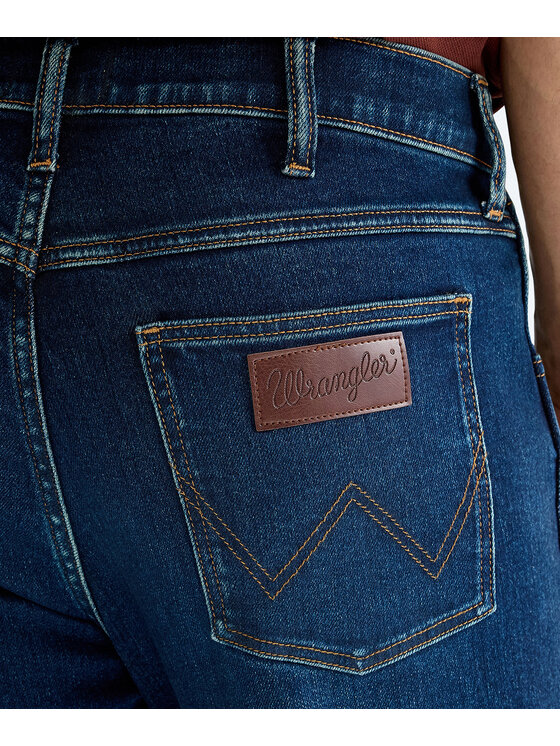 Wrangler Wrangler Jeansy 112389842 Granatowy Regular Fit