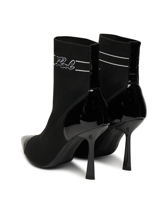 KARL LAGERFELD KARL LAGERFELD Bokacsizma Pandara KL31357 Fekete