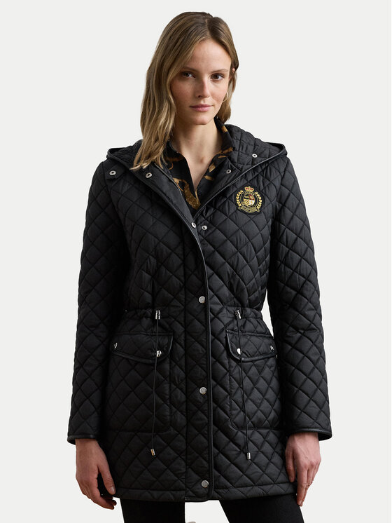 LAUREN RALPH LAUREN LAUREN RALPH LAUREN Bunda pro přechodné období 297979534001 Černá Straight Fit