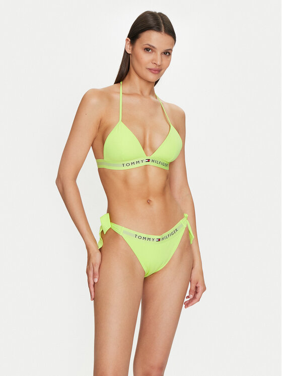 Tommy Hilfiger Tommy Hilfiger Gornji dio kupaćeg kostima UW0UW04109 Zelena