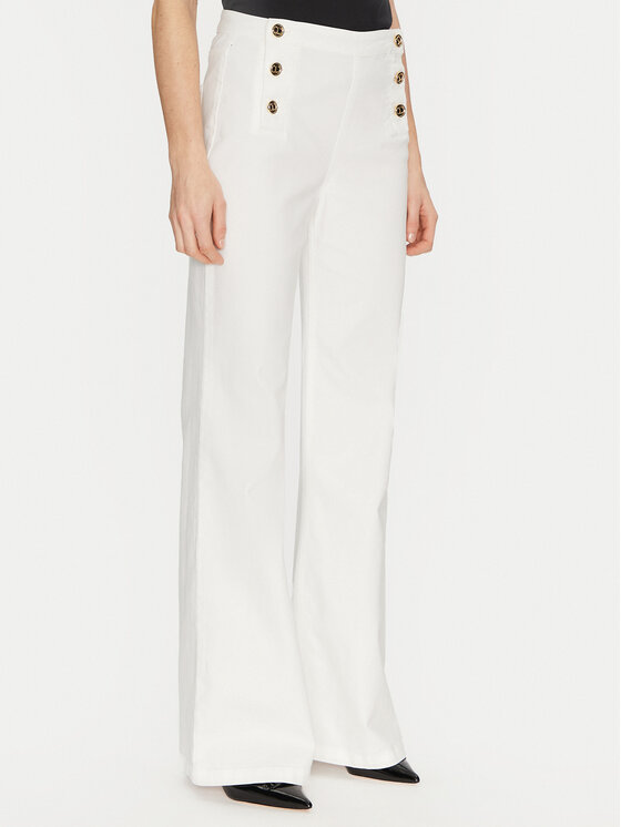 TWINSET TWINSET Traperice 251TP2590 Écru Wide Leg