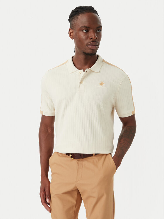 Beverly Hills Polo Club Beverly Hills Polo Club Polo särk P-SS26M-P2747 Helebeež Regular Fit