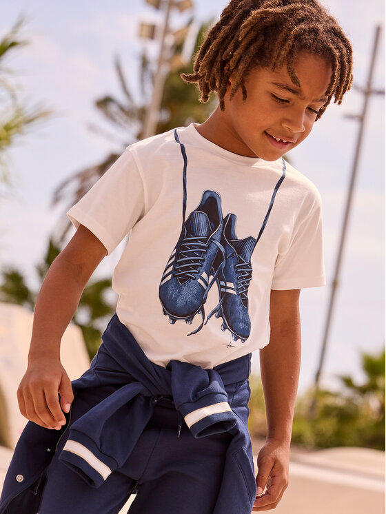 Mayoral Mayoral T-särk 3075 Valge Regular Fit