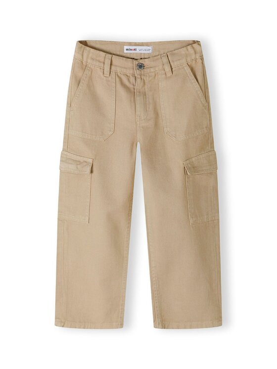 minoti minoti Spodnie cargo 26PANT42 Beżowy Regular Fit
