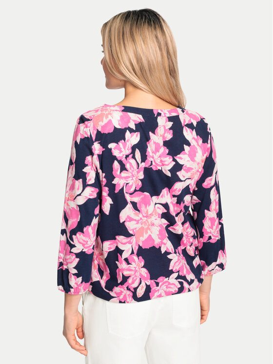 Olsen Olsen Bluse 11105041 Dunkelblau Regular Fit