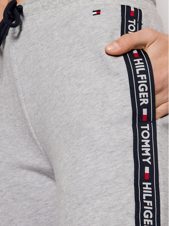 Tommy Hilfiger Tommy Hilfiger Teplákové kalhoty UW0UW00564 Šedá Regular Fit