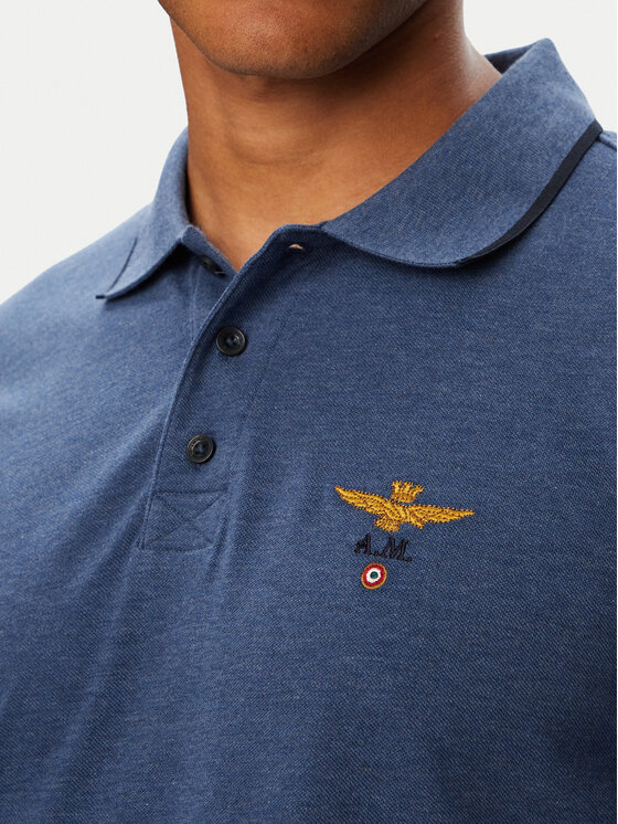 Aeronautica Militare Aeronautica Militare Polo 262PO1653UP00082 Μπλε Regular Fit