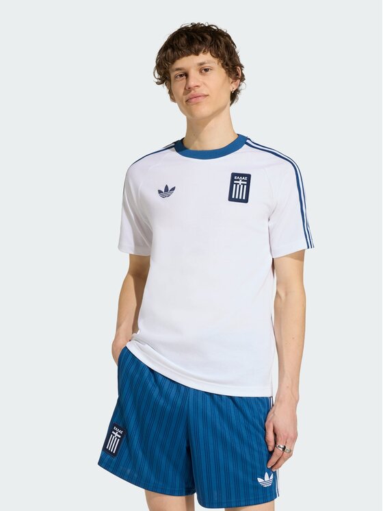 adidas adidas Koszulka techniczna 168832 Biały Slim Fit