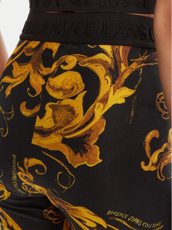 Versace Jeans Couture Versace Jeans Couture Leggings 79HAC101 JS501 Crna Slim Fit