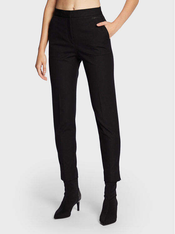 Pantaloni di tessuto K20K203774 Nero Regular Fit