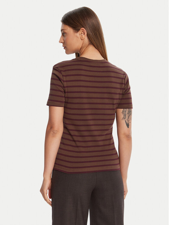 Tommy Hilfiger Tommy Hilfiger T-shirt New Cody WW0WW40587 Smeđa Slim Fit