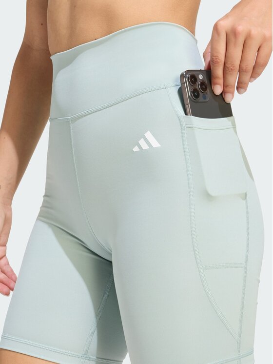 adidas adidas Szorty sportowe 150149 Zielony Fitted Fit