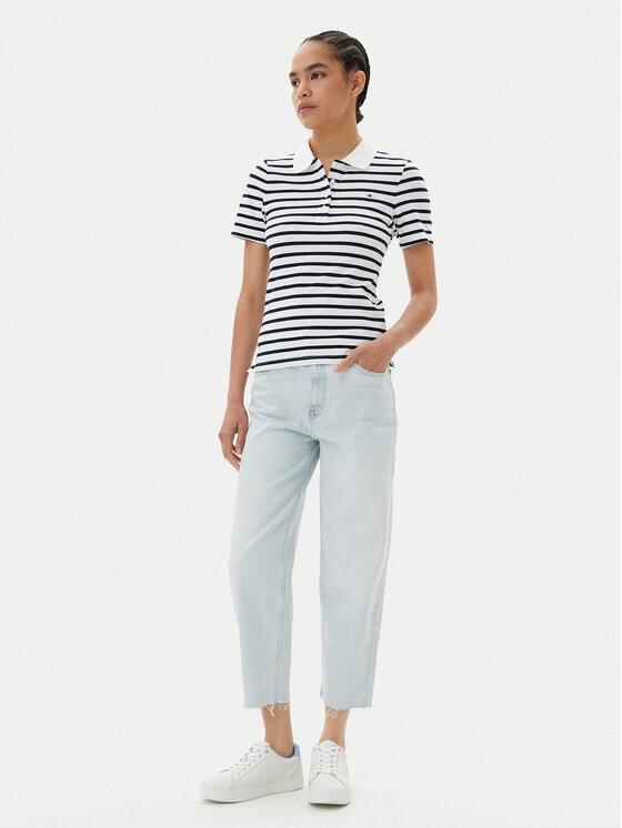 Tommy Hilfiger Tommy Hilfiger Blugi WW0WW44370 Albastru Tapered Fit