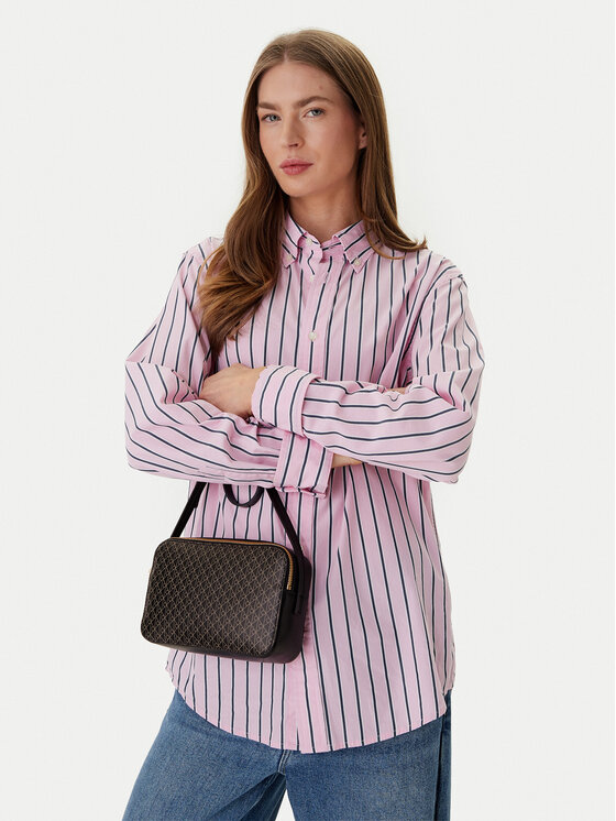 Calvin Klein Calvin Klein Kabelka Emblem Aop Elongated Camera Bag LV04F3268G Čierna