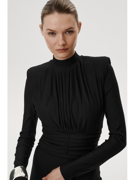 MARI PRETI MARI PRETI Abito da cocktail Deluna Nero Slim Fit