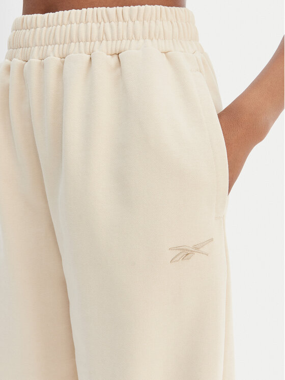 Reebok Reebok Spodnie dresowe Reebok x Ewa Chodakowska RK25621CCW Beżowy Relaxed Fit