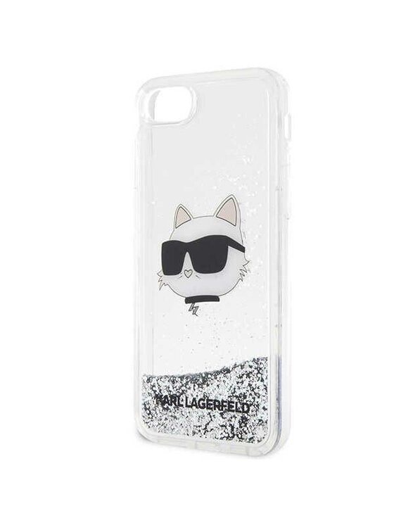KARL LAGERFELD KARL LAGERFELD Etui na telefon iPhone 7/8/SE 2020 Srebrny