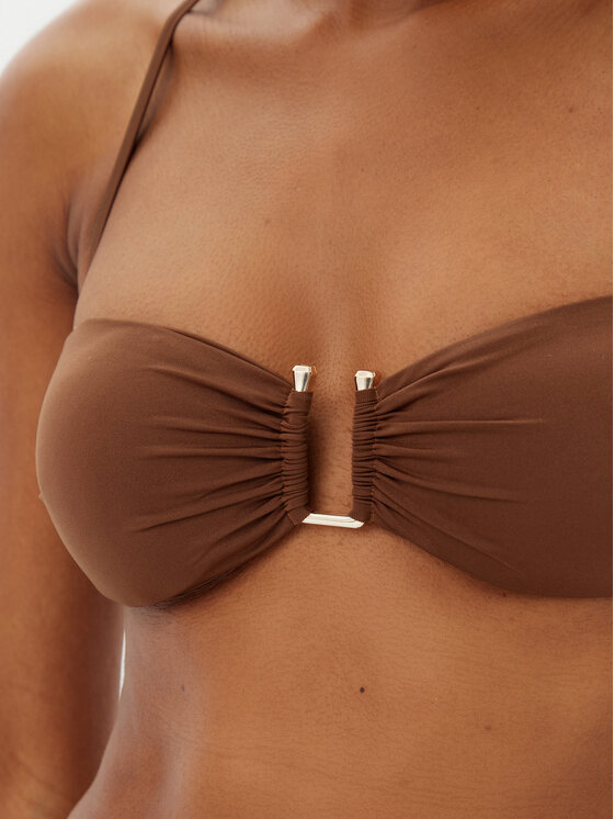 Max Mara Beachwear Max Mara Beachwear Gornji dio kupaćeg kostima Amelia 2516821199 Smeđa