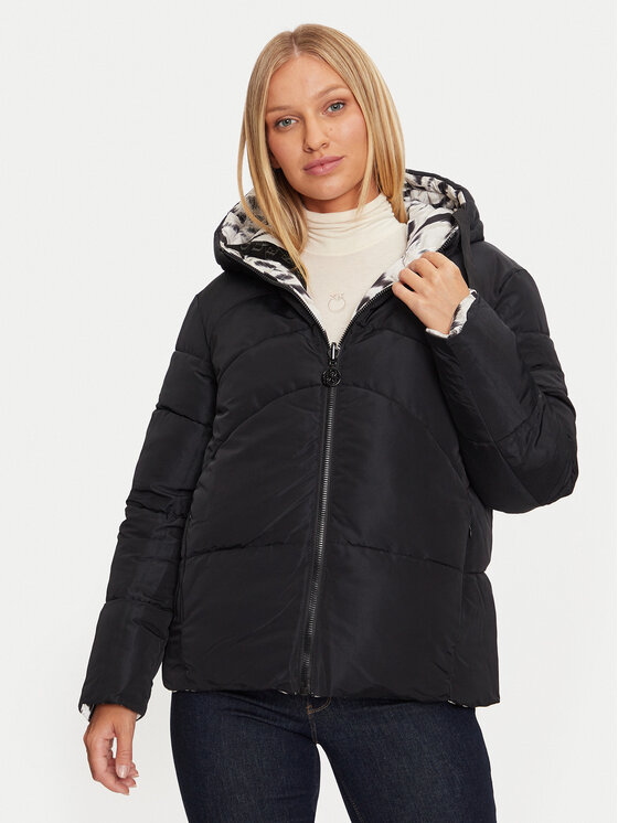 Guess Guess Μπουφάν πουπουλένιο Emelie W4BL38 WGK12 Μαύρο Regular Fit