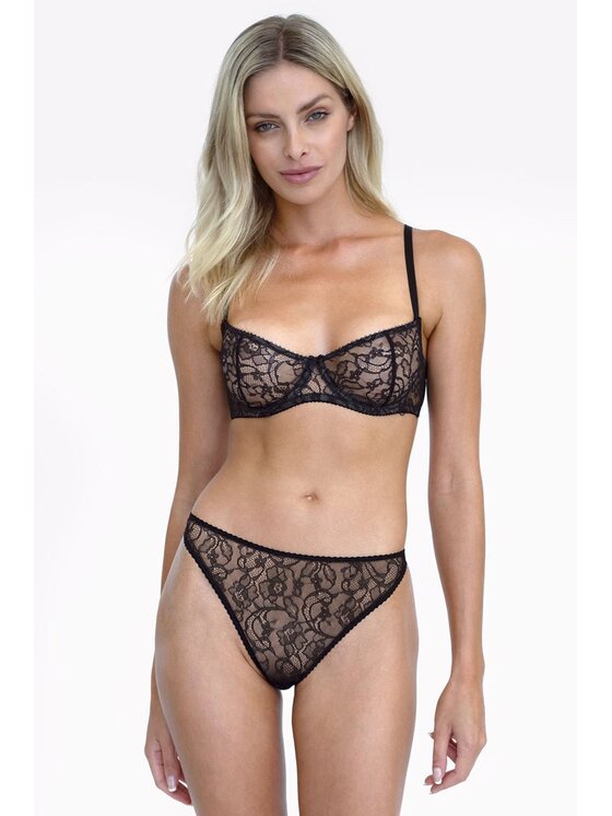 Love and Hate Love and Hate Reggiseno con ferretto Issa Nero