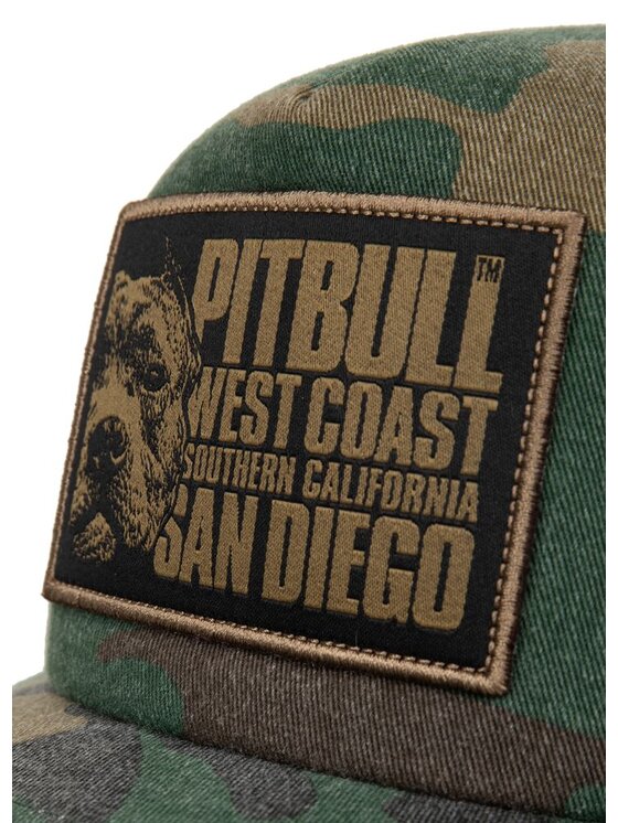 PITBULL PITBULL Czapka z daszkiem Trucker Blood Dog Zielony