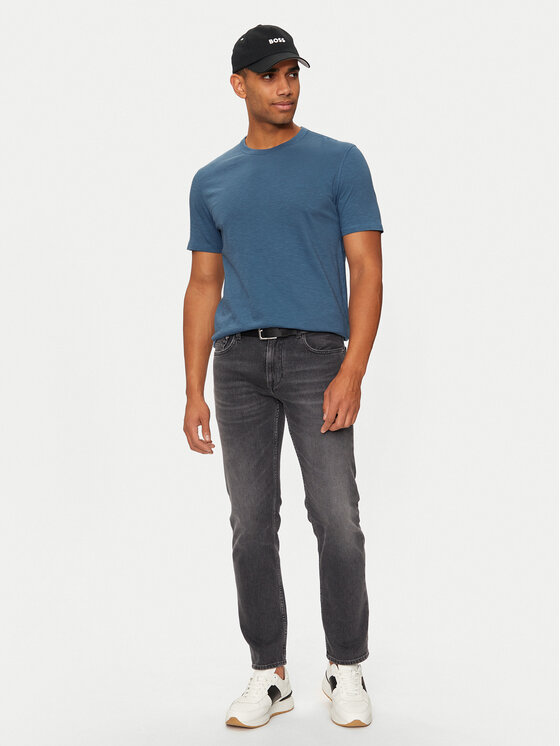 BOSS Boss Tricou Tegood 50508243 Albastru Regular Fit