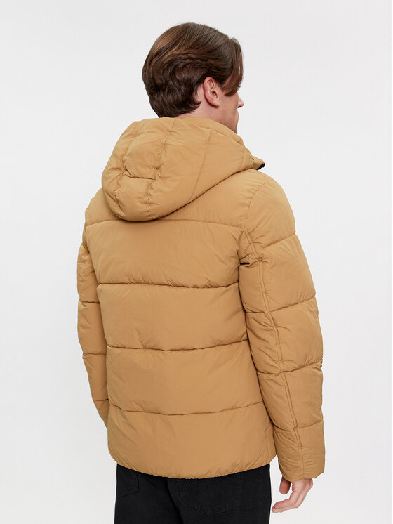 Calvin Klein Calvin Klein Zimní bunda Crinkle K10K110336 Khaki Regular Fit