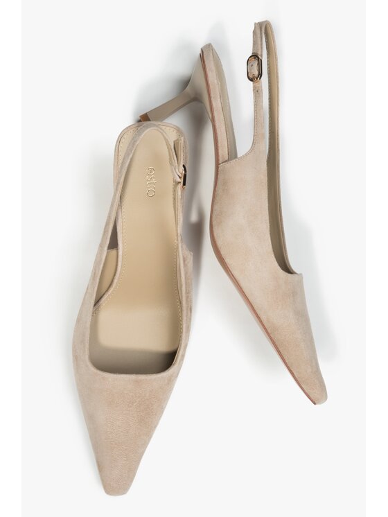 Estro Estro Γοβάκια ER00117228 Μπεζ