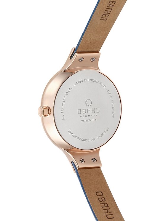 Obaku Obaku Zegarek V173LXVLRA Niebieski