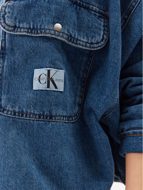 Calvin Klein Jeans Calvin Klein Jeans Giacca di jeans J20J221265 Blu scuro Relaxed Fit