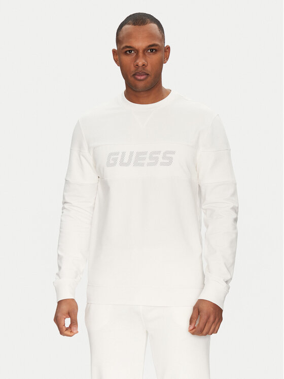Guess Guess Mikina Z5GQ09 K6ZS1 Bílá Regular Fit