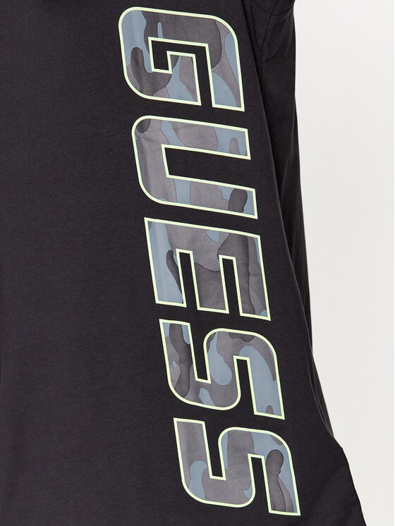 Guess Guess T-shirt Derych Z3BI11 I3Z14 Crna Regular Fit