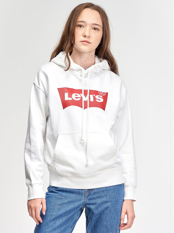 Levi's® Levi's® Jopa Graphic Standard 18487-0024 Bela Relaxed Fit