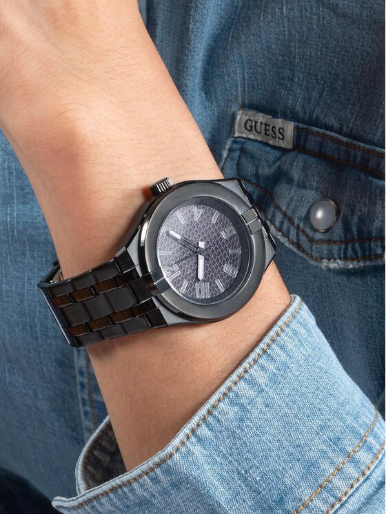 Guess Guess Laikrodis Escape GW0661G3 Juoda