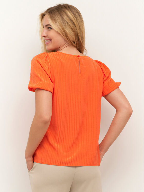 Kaffe Kaffe Bluza Silvia 10507325 Oranžna Regular Fit