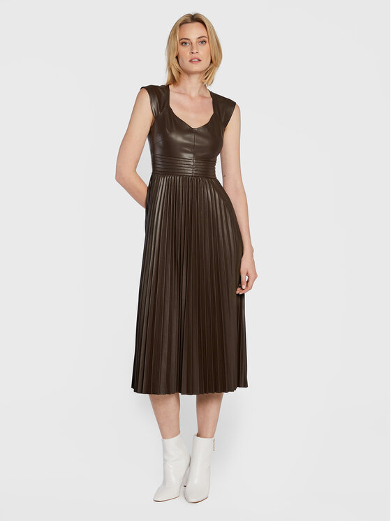 Vestito in similpelle Teri W2BK66 WEVE0 Marrone